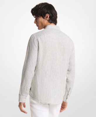 Men's Striped Long-Sleeve Shirt