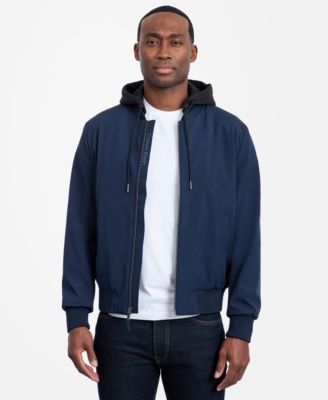 Men's Bomber Knit Hood Jacket