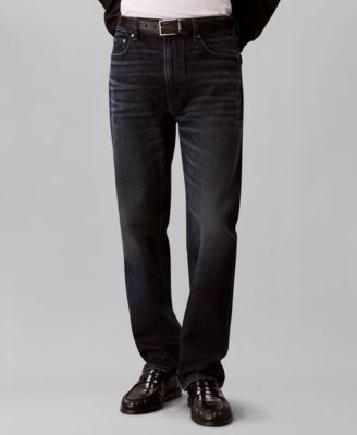 Men's Straight-Fit Stretch Denim Jeans