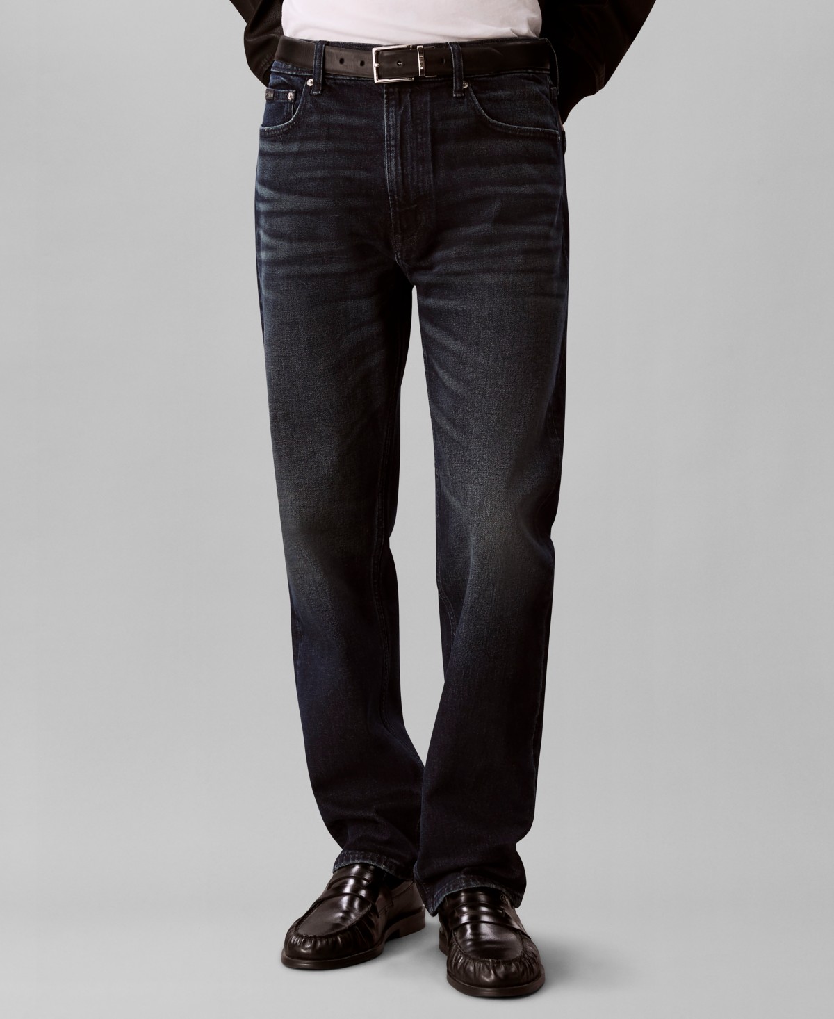 Мужские джинсы Calvin Klein Men's Straight-Fit Stretch Denim Jeans — фото 1