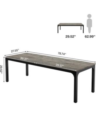 78.7 Inches Computer Desk, Extra Long for 2 People