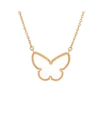 Lucky Alhambra Butterfly Pendant Necklace