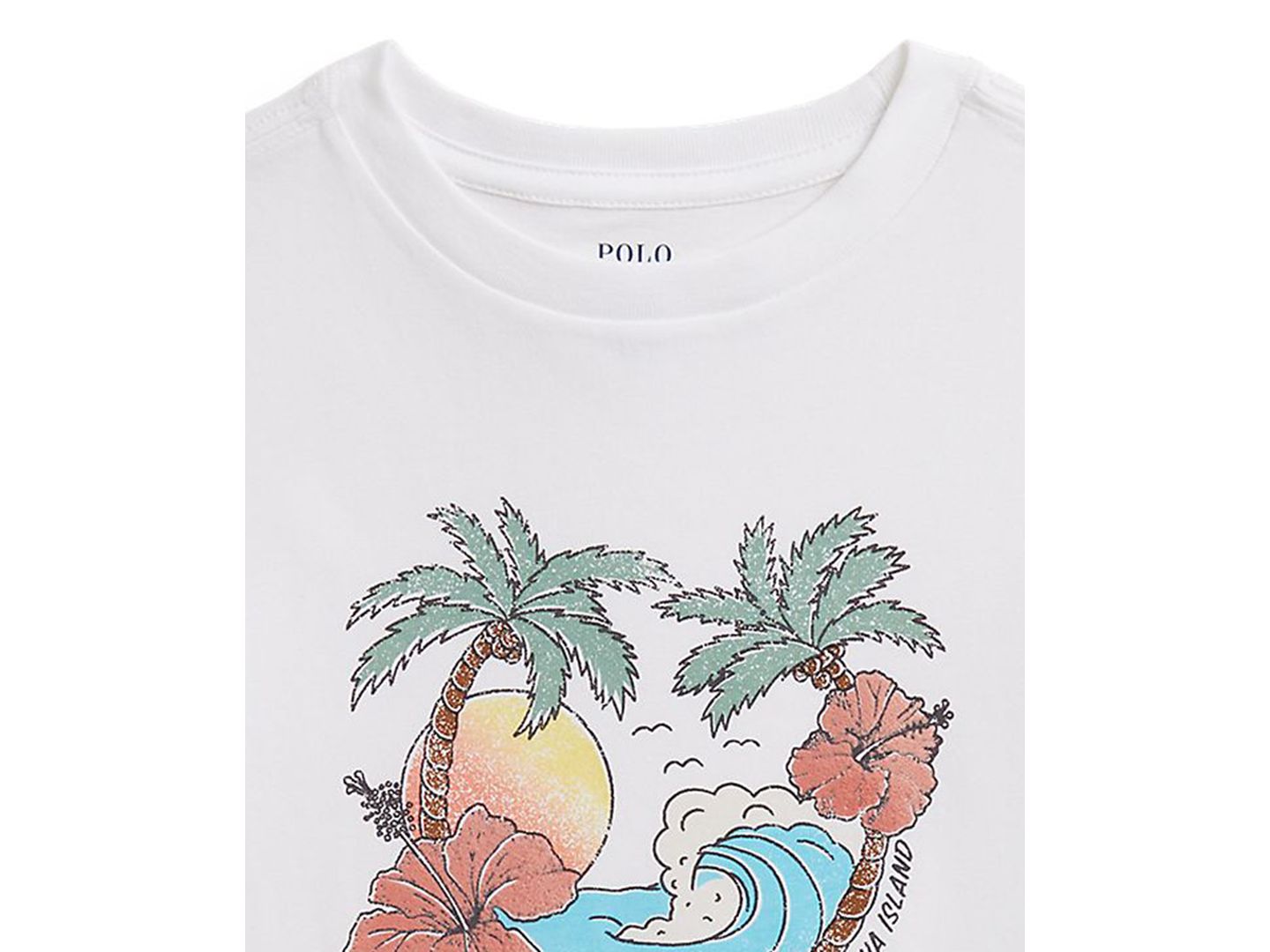 Футболка Polo Ralph Lauren Short-Sleeve Jersey Graphic T-Shirt для мальчиков, цвет: Белый — фото 6