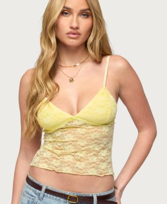 Women's Eira Sheer Lace Tank Top
