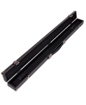 Billiard Pool Cue Stick Hard Box for 2-Piece Pool Cue Stick - Holds 1 Cue Butt and 1 Cue Shaft