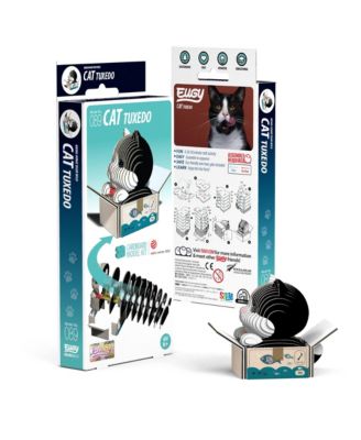 Cat - Tuxedo 3D Puzzle