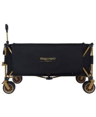 Heavy-Duty Collapsible Wagon - All-Terrain Utility Car, Ultra-Stable Frame, 1:6 Fold Ratio, 480lbs Capacity for Outdoor Activities, Shopping