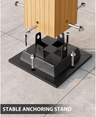 10x13 ft Outdoor Aluminum Pergola with Retractable Canopy, Faux Wood Grain Patio Gazebo, Backyard Deck