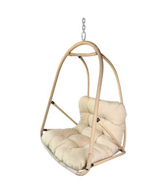 Wicker Rattan Swing Egg Chair without Stand
