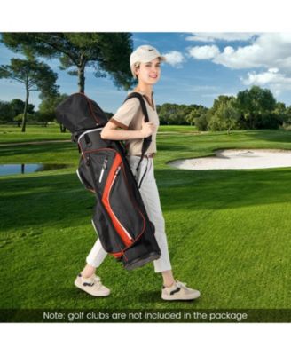 Golf Cart Bag with 14-Way Top Dividers