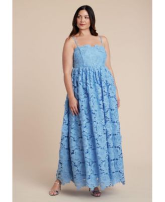 Women's Fit And Flare Lace Gown