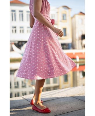 Women's Broderie Embroidered Shirt Dress