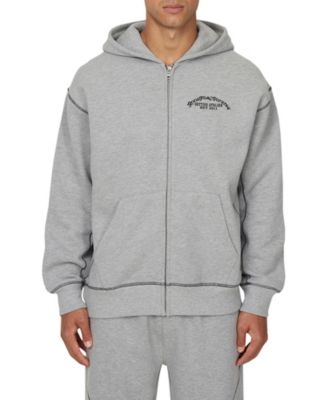 Men's Cover lock Vintage Zip Hoodie