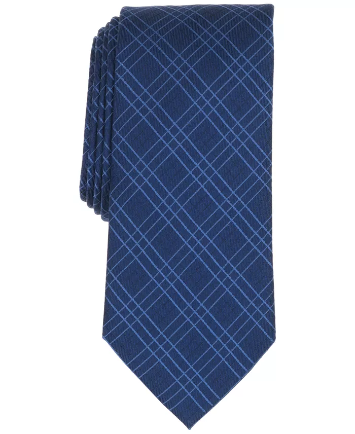 Men's Grid Pattern Tie