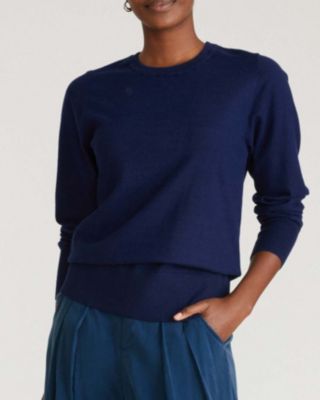 Women's Plus Size Fine Knit Crew Sweater