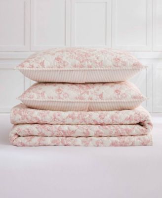 Floral Camilla 3-Pc. Quilt Set, Full/Queen