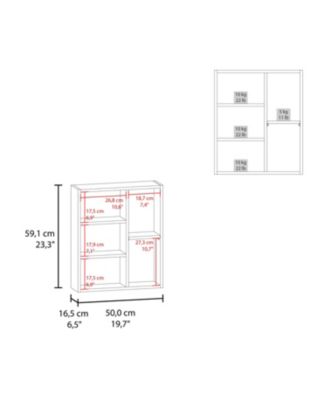 MAGIA Wall-Mounted Bathroom Cabinet with Mirror