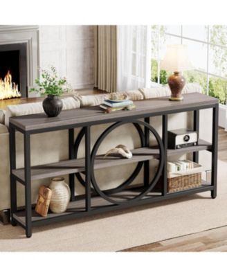  Extra Long Console Table for Entryway, Sofa Table Behind Couch
