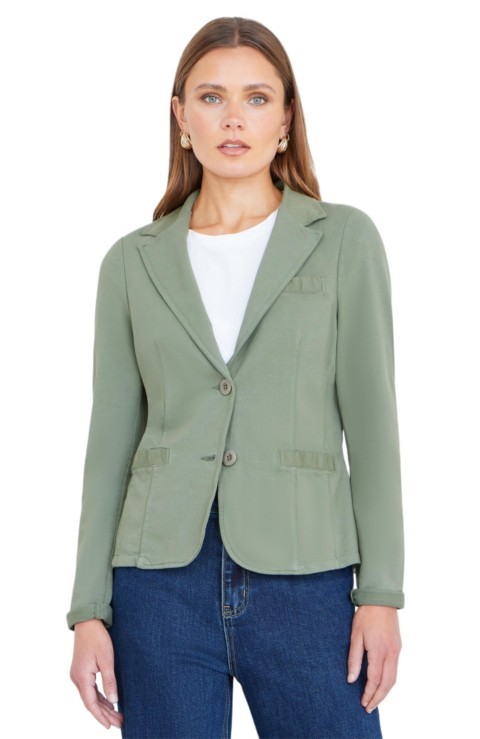Женские Yumi Women's Stretch Cotton Blazer