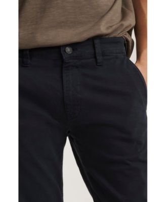 Men's Milton Slim Straight Chino Pants In Casual Twill Pants