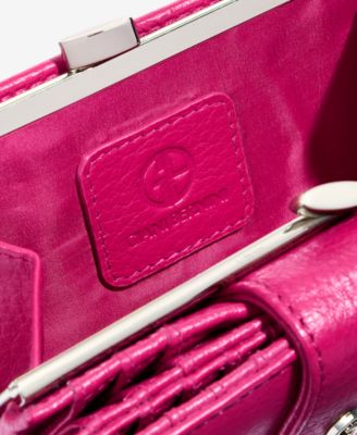 Softy Leather Framed Colorblock Wallet