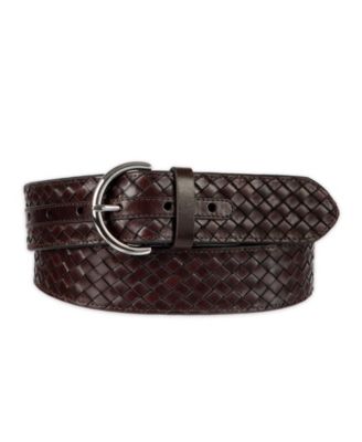 Women's Woven Leather Belt