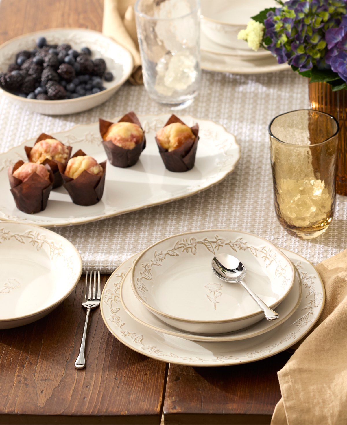 Lenox Homespun Hors D'Oeuvre Tray