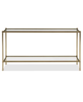 Isla 58.5" Glass Sofa Table