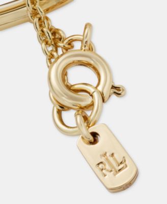 Two-Tone Bangle Bracelets, Set of 3