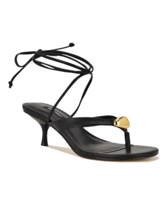 Women's Batty Ornamented Kitten Heel Sandals