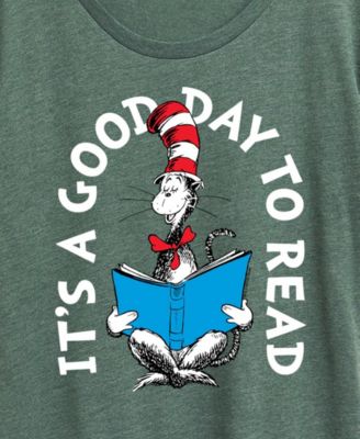 Plus Size Dr. Seuss It's A Good Day To Read Graphic T-Shirt