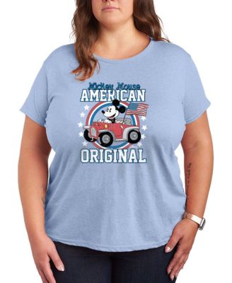 Plus Size Disney Mickey American Original Short-Sleeve Graphic T-Shirt