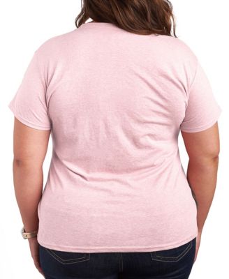 Plus Size Instant Message Patriotic Butterflies Crewneck Graphic T-Shirt