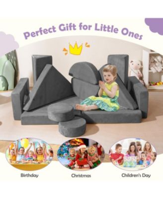 14 Piece Foam Modular Feature Play Couch Set