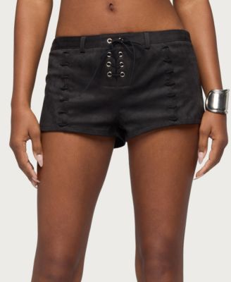 Women's Sloane Faux Suede Micro Shorts