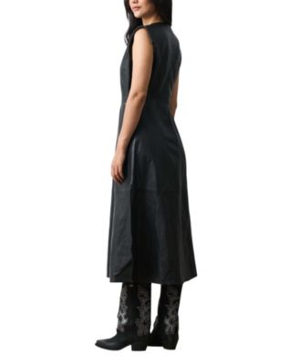 Women's Liora Semi Fitted Leather Dress