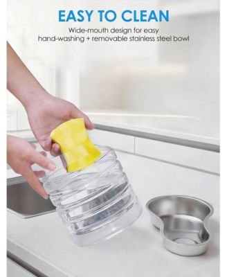 Easy Clean Wide-Mouth Dog Water Dispenser with Removable Bowl