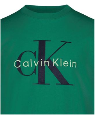 Boys' 8-16 Monogram Logo Crewneck T-Shirt