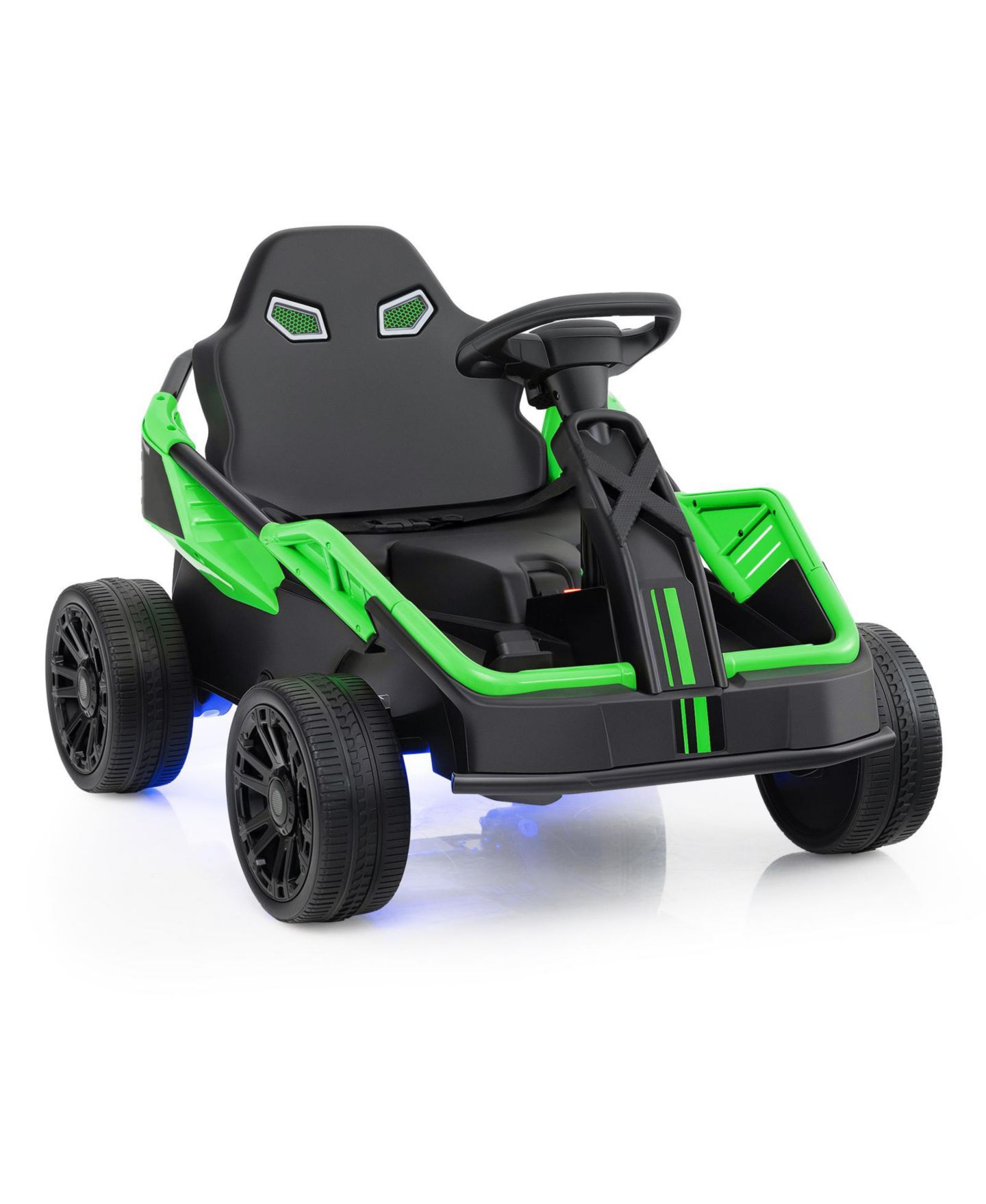 Детская игрушка Slickblue 12V Electric UTV Ride-On with Remote Control, 110 lbs., Ages 3-10, цвет: Зелёный — фото 1