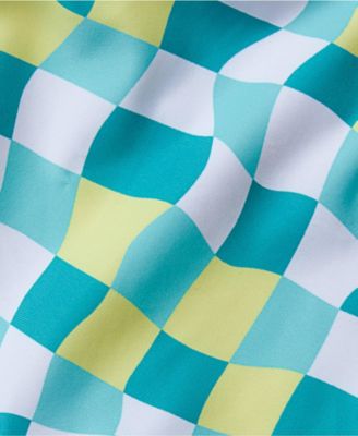 Girls Chlorine Resistant Short Sleeve Rash Guard 3 Piece Swimsuit Set