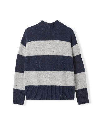 Women's Donegal Colourblock Funnel Neck Sweater