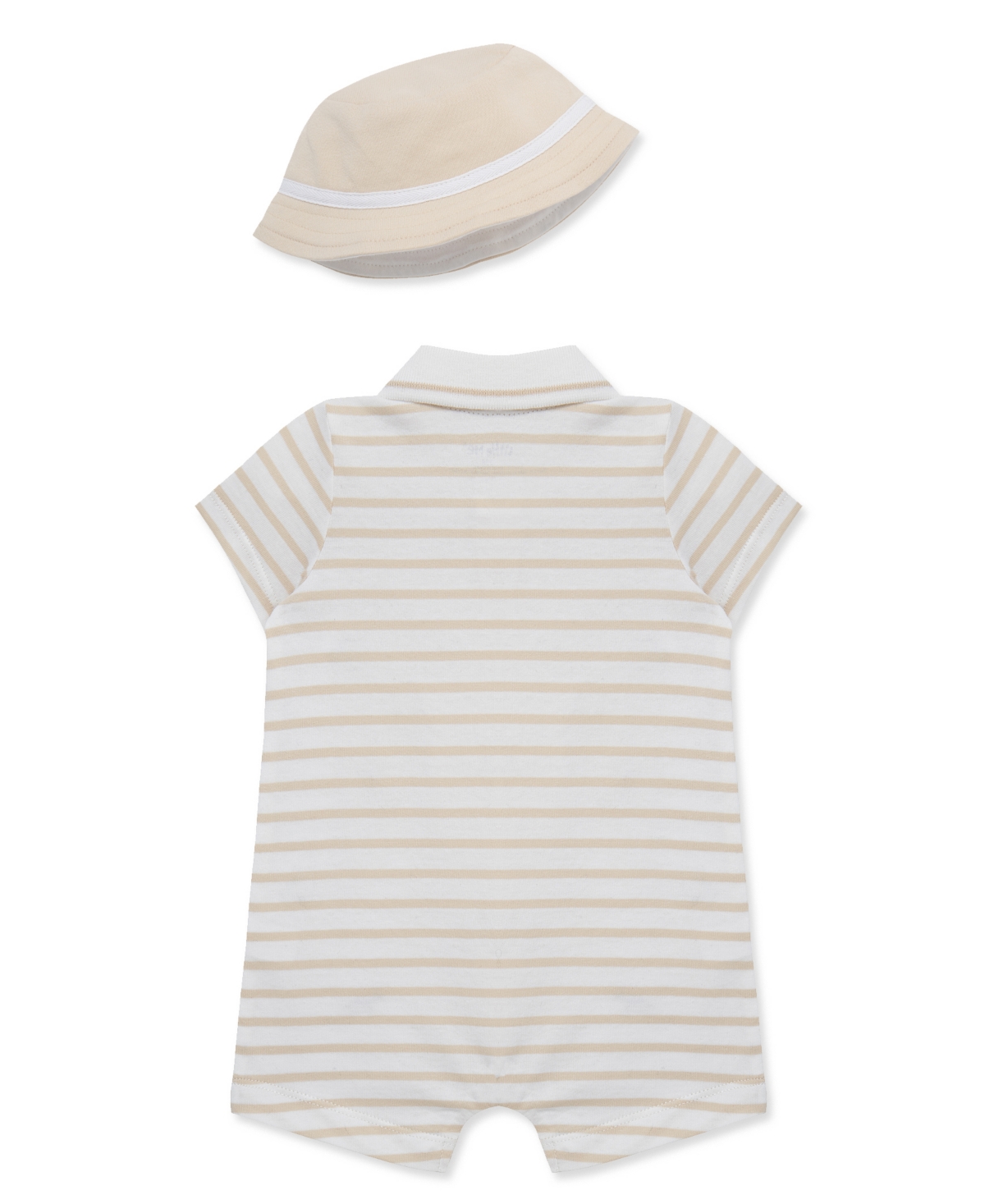 Little Me Baby Boys' Safari Romper & Bucket Hat, 2-Piece Set