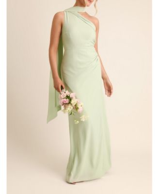 Women's One Shoulder Chiffon Bridesmaid Dress