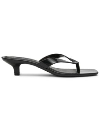 Women's Tracie-J Kitten-Heel Jelly Thong Sandals