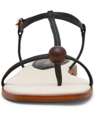 Women's Ritzy Ball-Stud Square Toe Flat Sandals