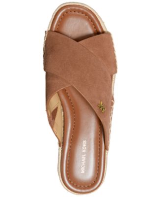 MICHAEL Women's Kenzie Slip-On Flat Sandals
