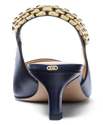 MICHAEL Women's Marcia Kitten Slingback Pumps
