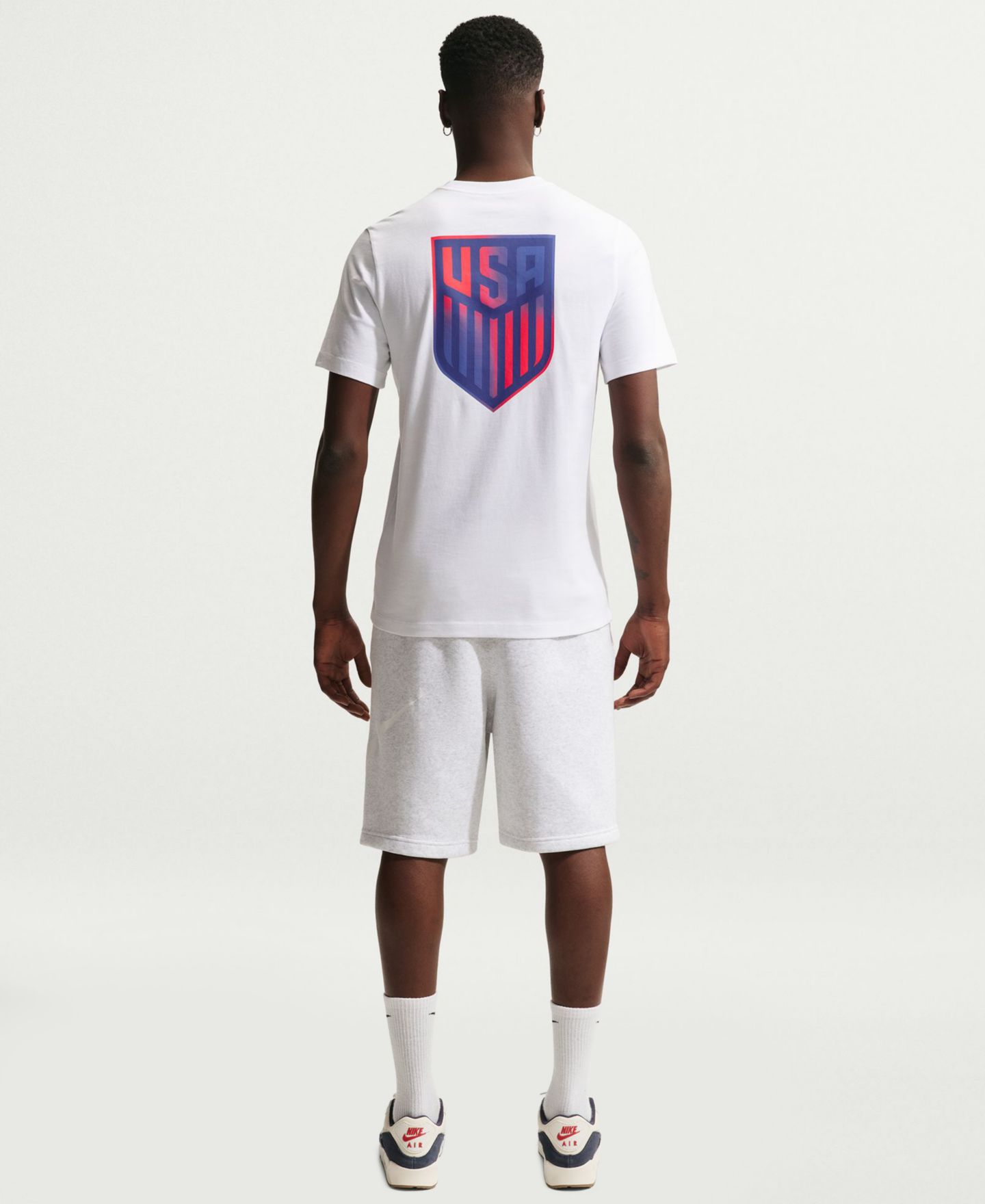 Мужская футболка Nike Usmnt Soccer, цвет: Белый — фото 5