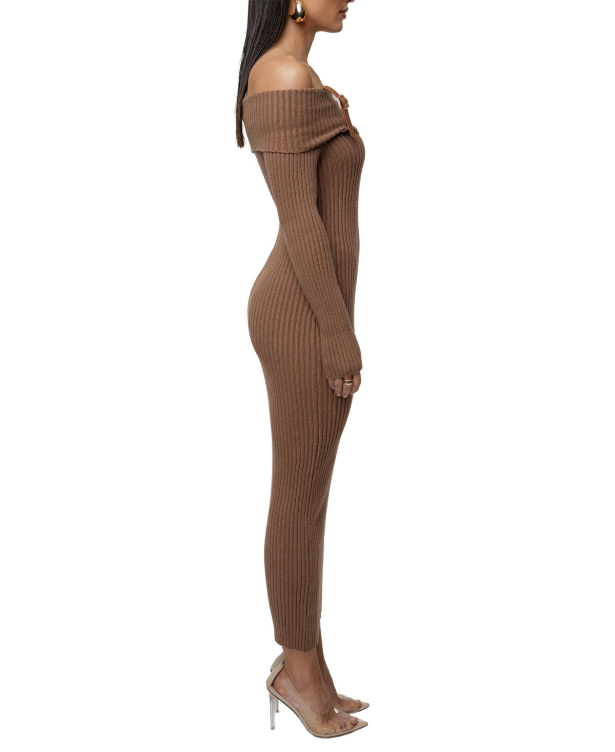 Jluxlabel Women's Kira Ribbed Midi Dress