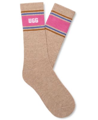 UGG Women's Varsity Logo Crew Socks